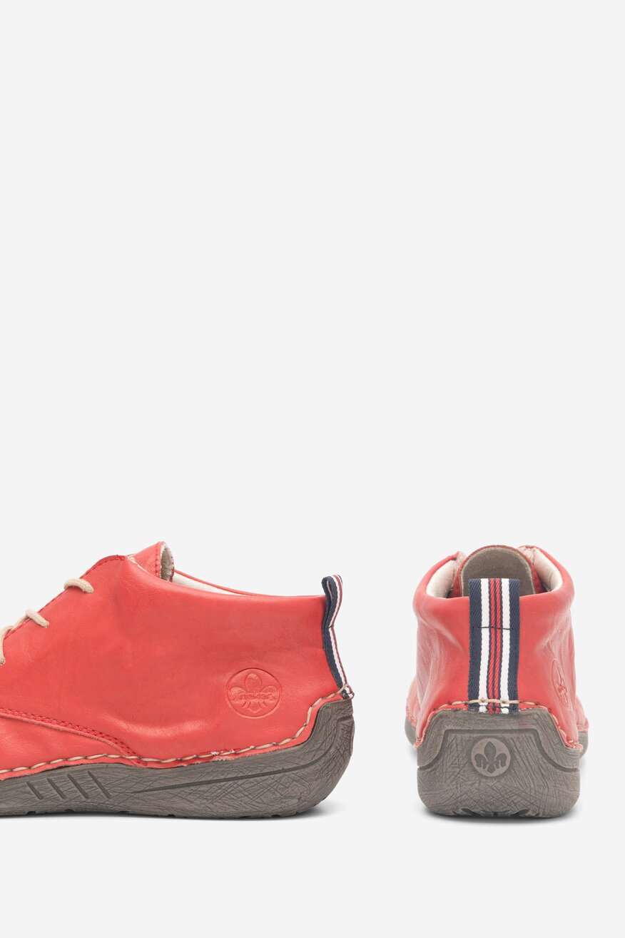 Trzewiki Rieker 52522-33 Czerwony