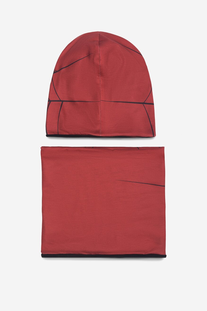 Czapka dziecięca Spiderman ACCCS_AW23-70SPRMV Czerwony