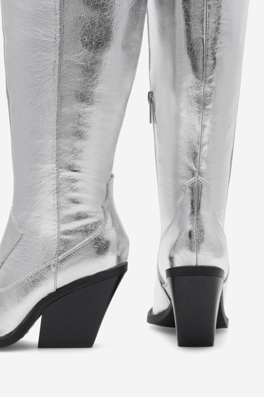 Kozaki Jenny Fairy LS5841-07-2 ALEXIS Srebrny