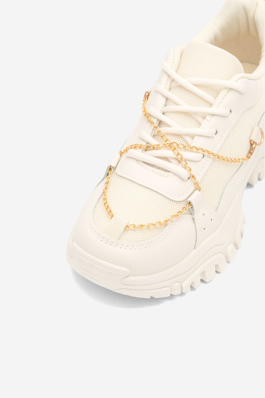 Półbuty DeeZee TS5237-01 Beżowy