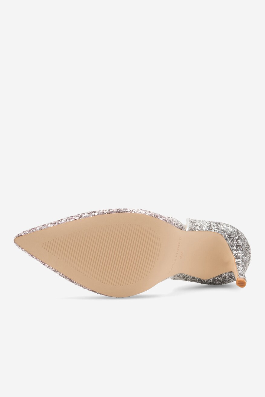 Czółenka MARC FISHER F-CHRISTAY SIL01 Srebrny