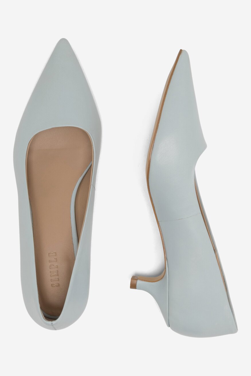 Czółenka SIMPLE 104515 Niebieski jasny