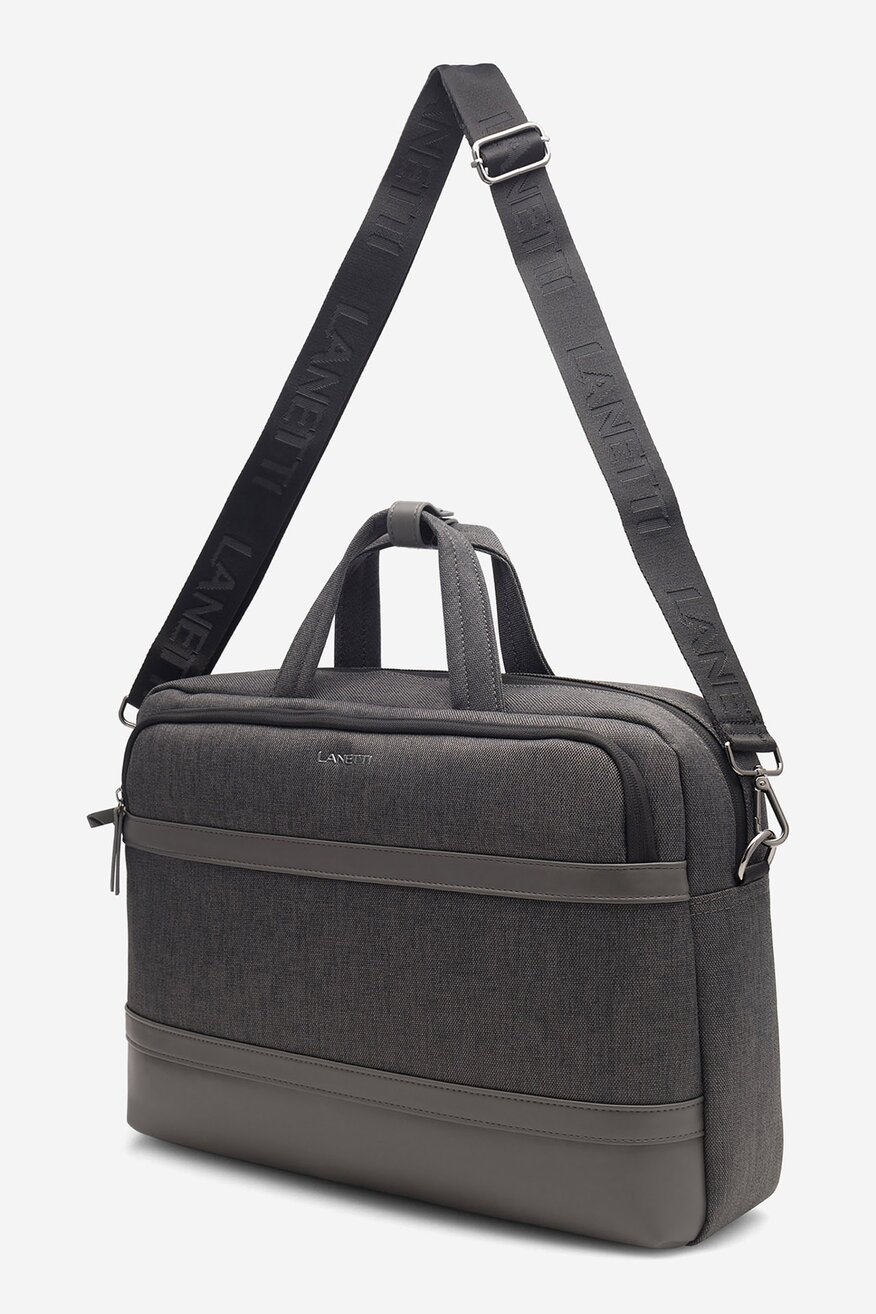 Torba męska Lanetti LAN-KL-026-04L Czarny