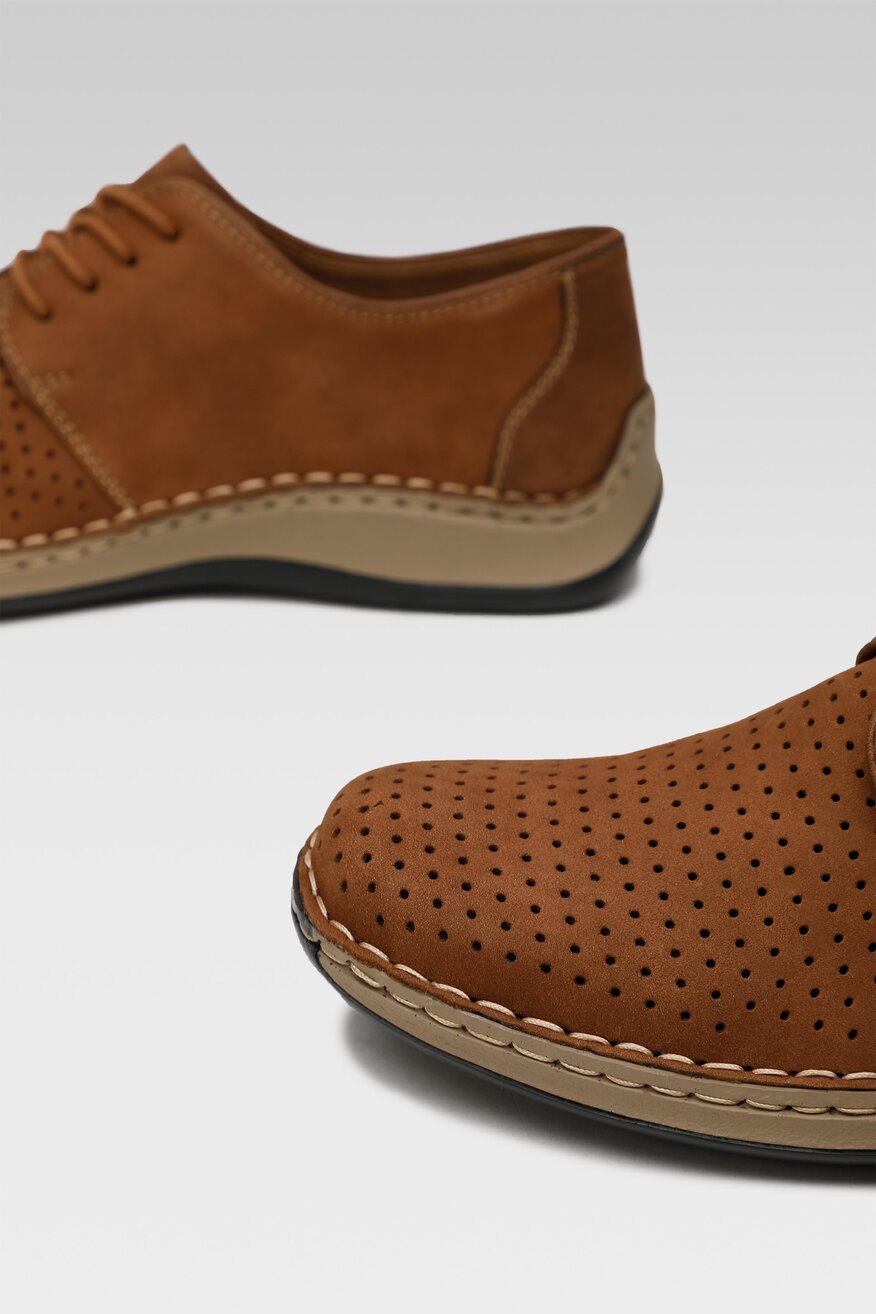 Półbuty Rieker 05226-24 Brązowy