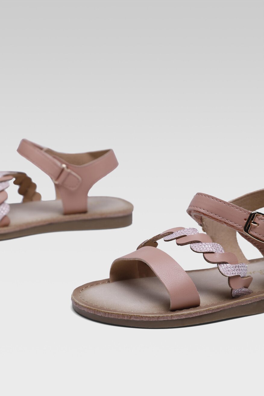 Sandały Nelli Blu CS2806-21 Różowy jasny