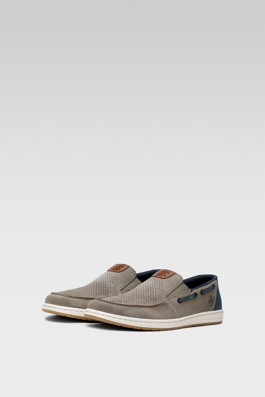 Półbuty Rieker 18266-42 Szary