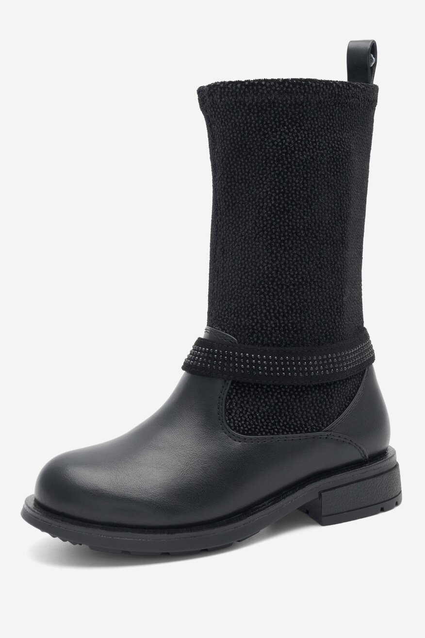 Kozaki Nelli Blu CS22AWBL4189 Czarny