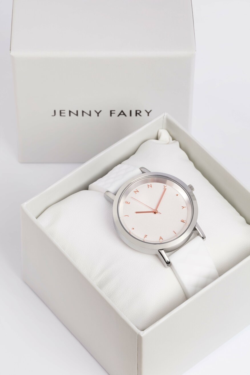 Zegarek Jenny Fairy JF WOMEN WATCH 02045520 Biały