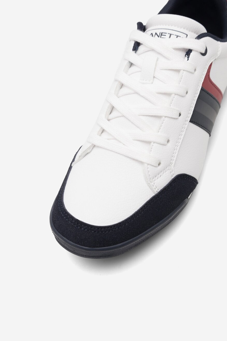 Półbuty Lanetti MP07-01458-02 Biały