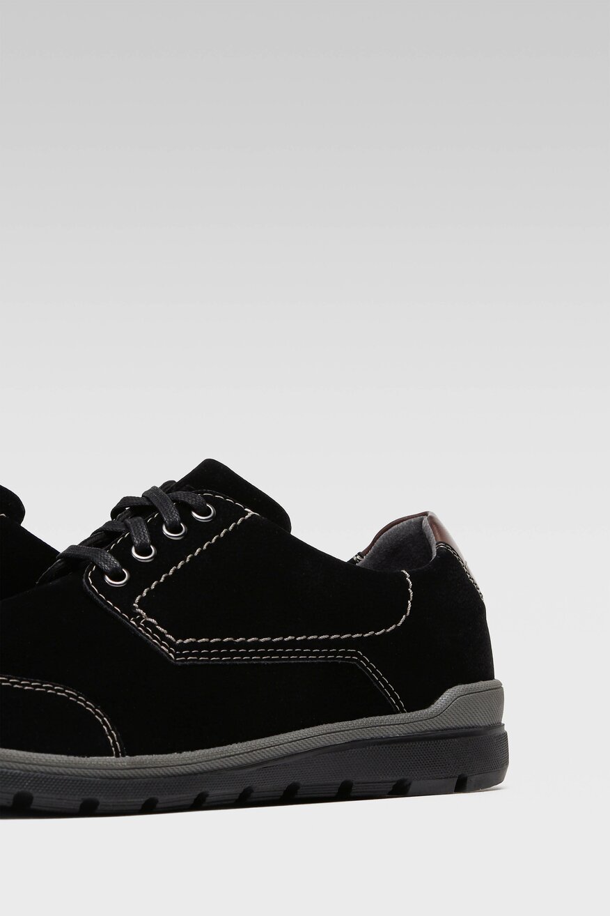 Półbuty Lanetti MBS-TOLEDO-06 Czarny