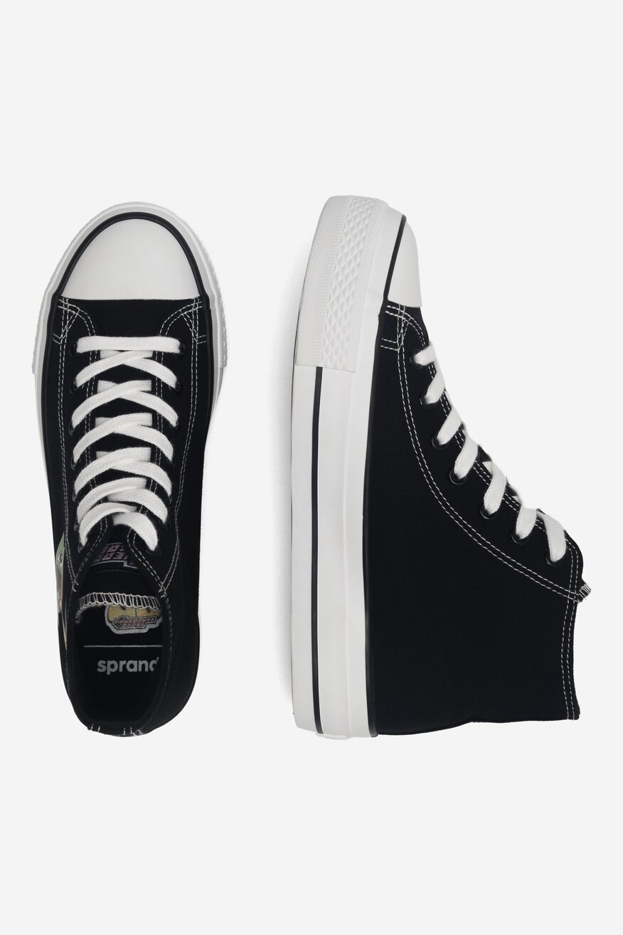 Trampki Sprandi GP40-AW23-119WBPPG-A Czarny