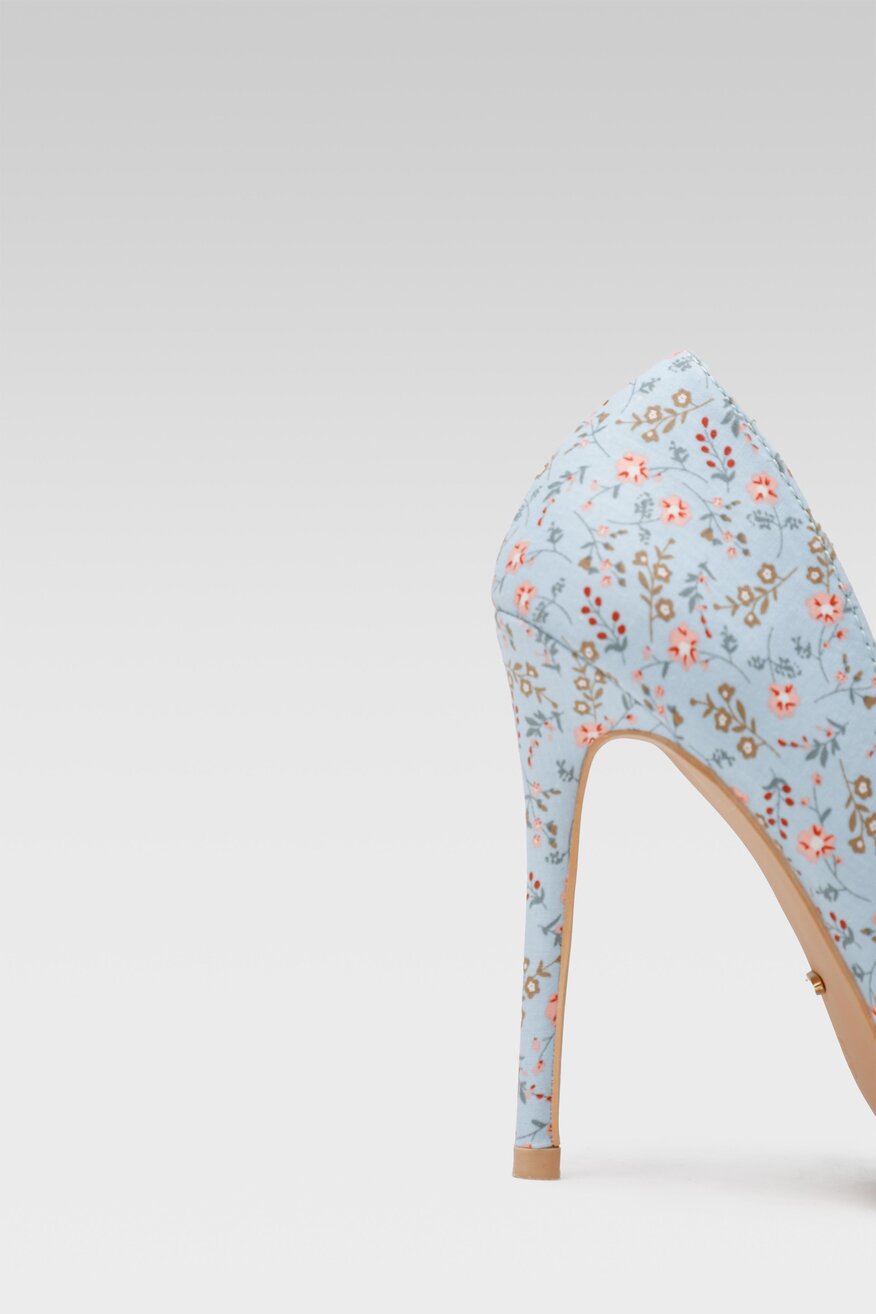 Czółenka DeeZee KL-HT92831-49 Niebieski