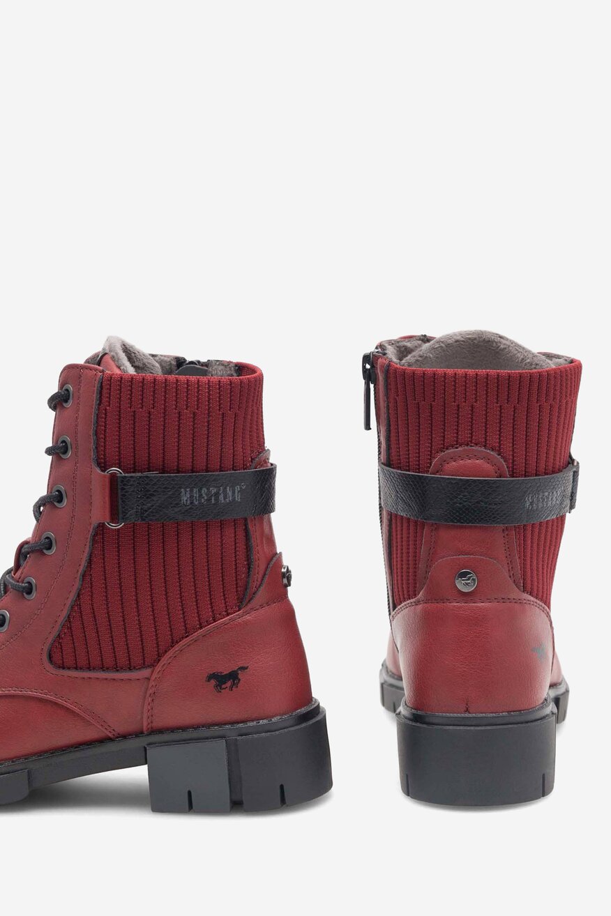 Trzewiki Mustang 1443-502-5 Czerwony