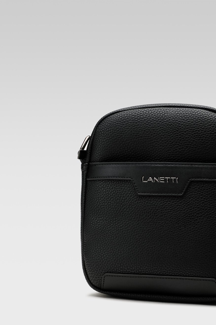Torba męska Lanetti BMR-U-033-10-09 Czarny