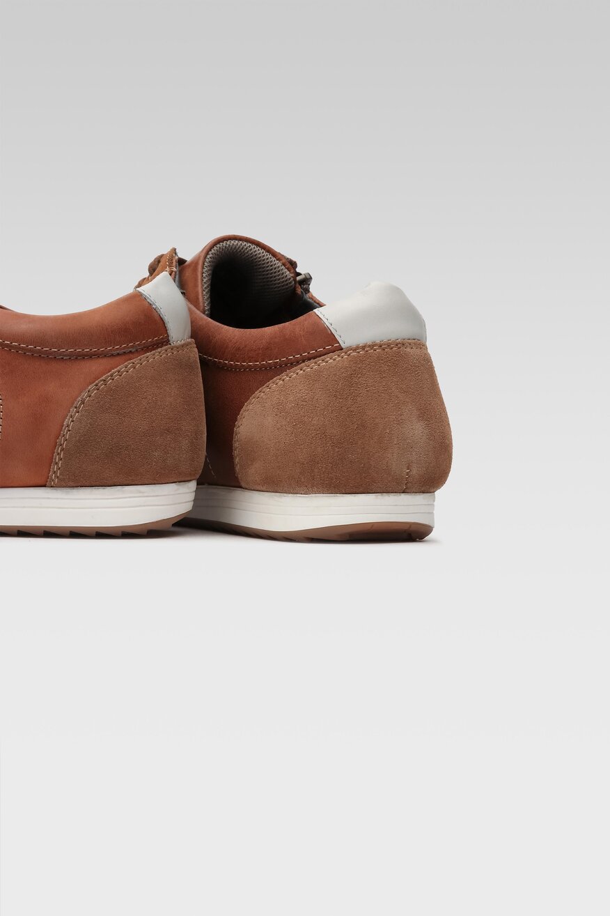 Półbuty Sergio Bardi NASH-05 MI07 Brązowy jasny