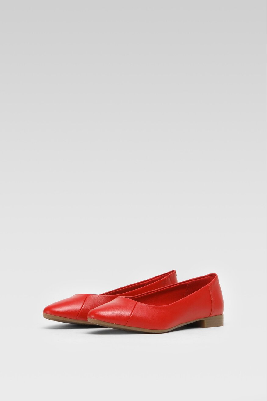 Baleriny Sarah Karen RST-KOLETTA-02 Czerwony