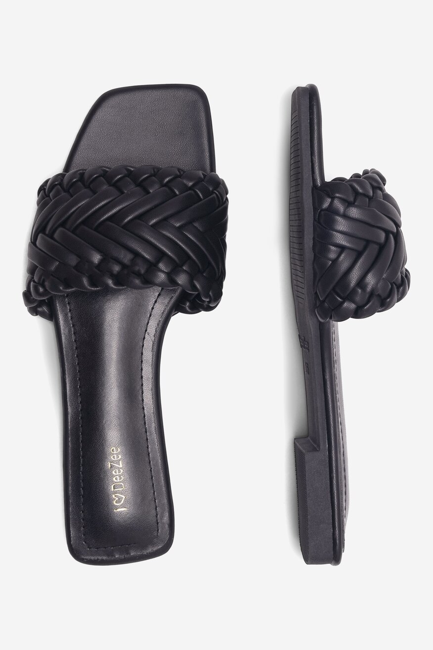 Klapki DeeZee DON'T STOP ME KL-E82022-19 Czarny