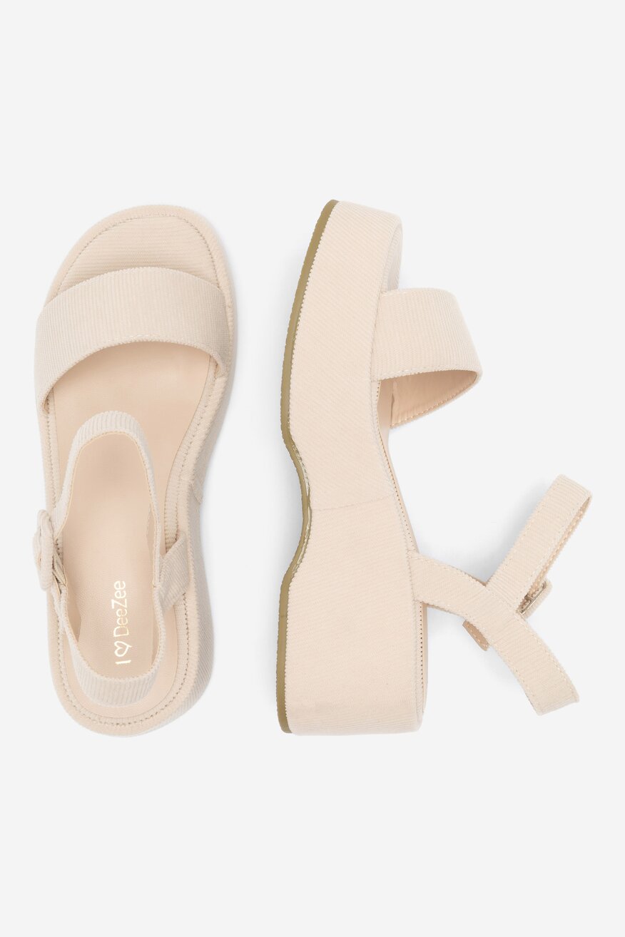 Sandały DeeZee LEAVING EASY HDXJ220515 Beżowy