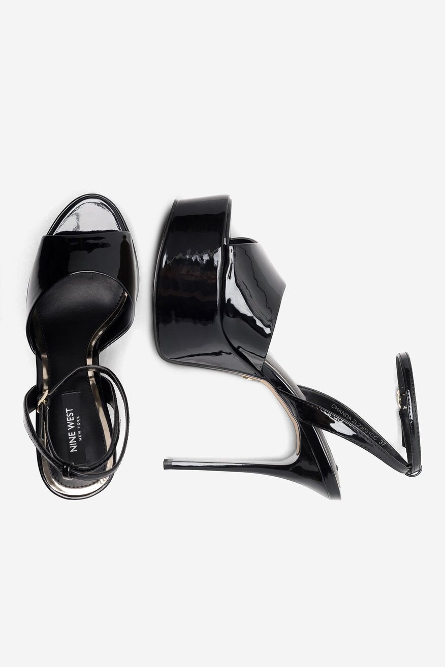 Sandały NINE WEST CHANDA ZL23031CC Czarny