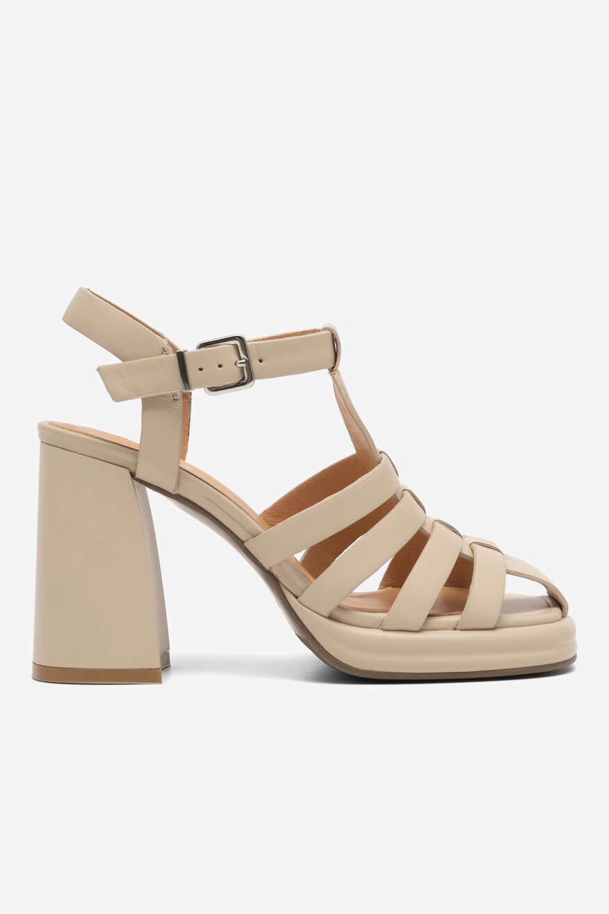 Sandały SIMPLE AZALIA-2023 Ivory