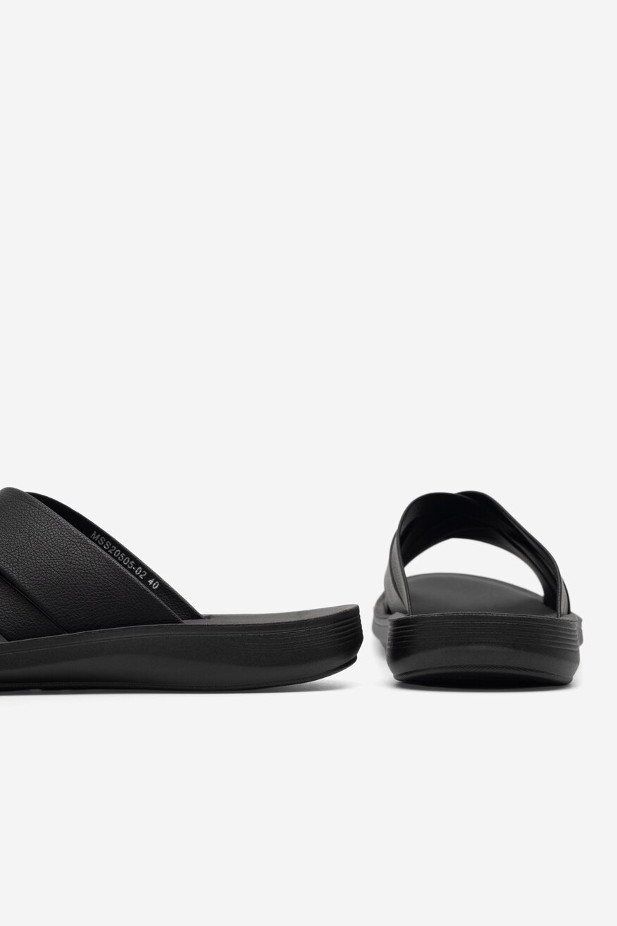 Klapki Lanetti MSS20505-02 Czarny