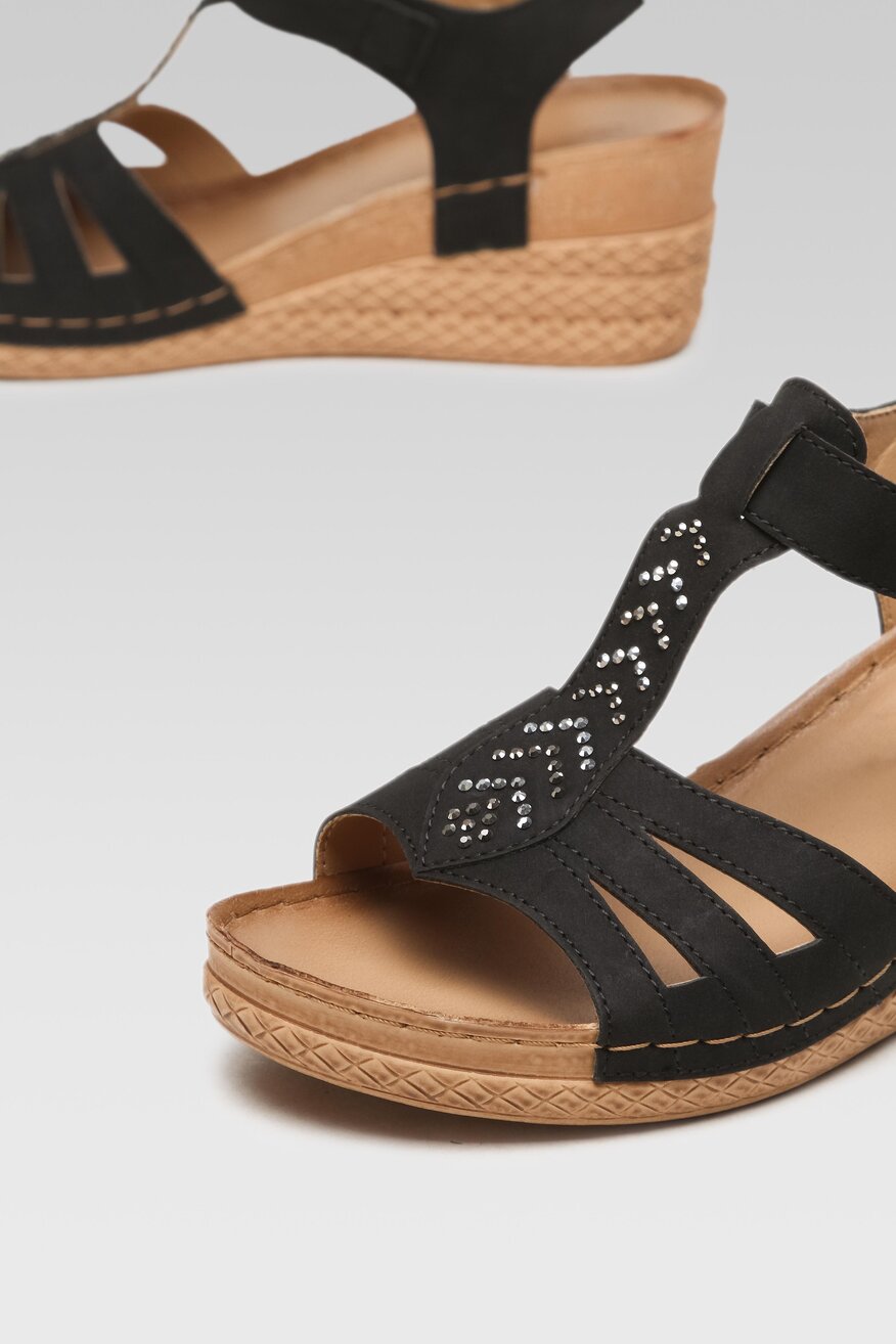 Sandały Clara Barson REBEKAH WS189-07 Czarny