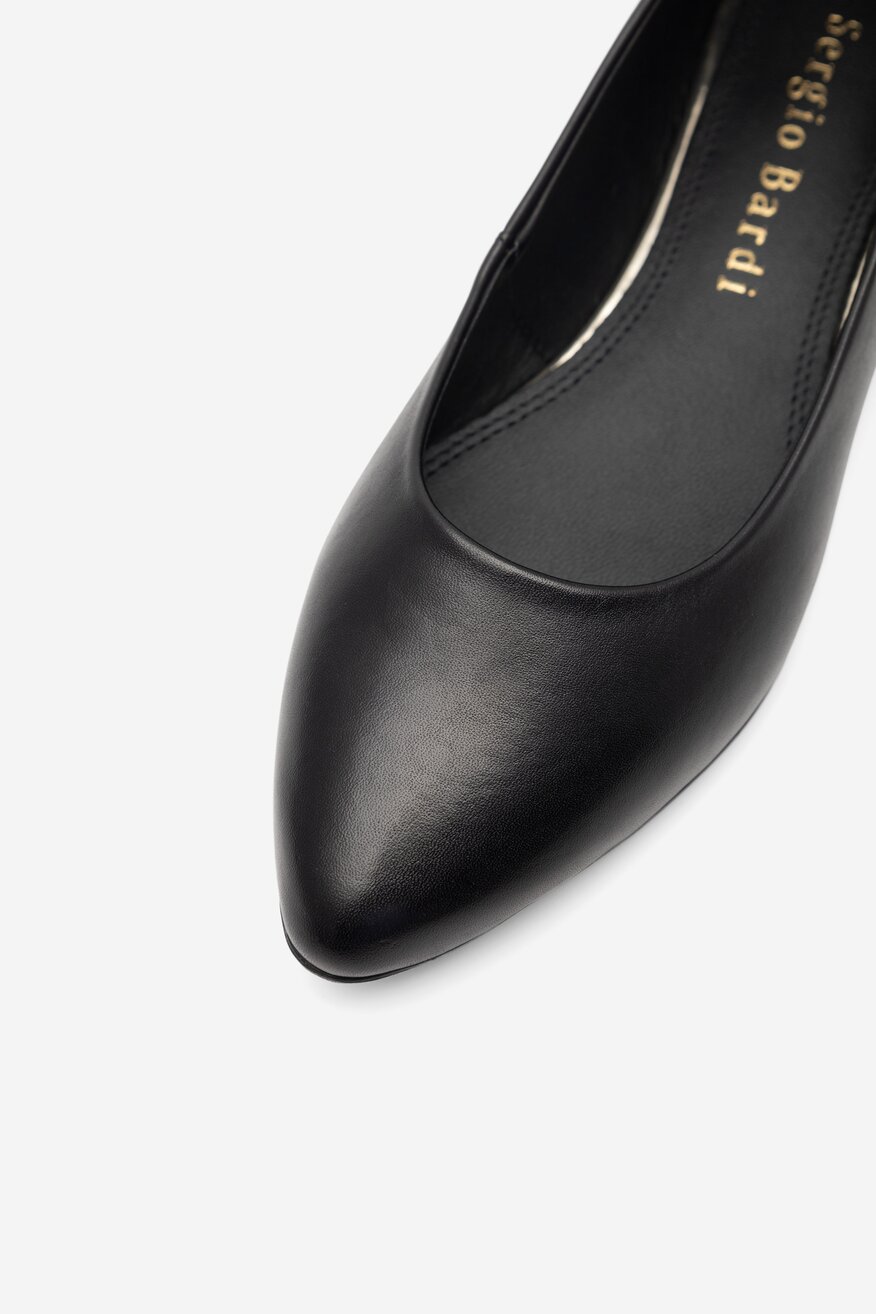 Baleriny Sergio Bardi RST-B1031-06SB Czarny