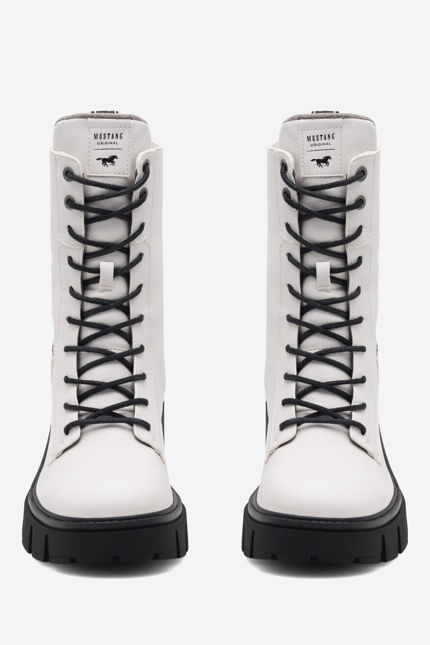 Trzewiki Mustang 1471-502 Biały