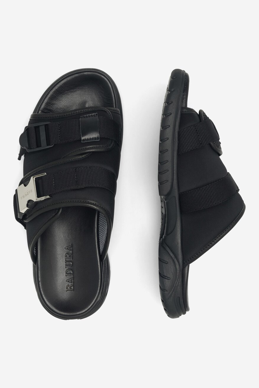 Klapki Badura BOBBY-02 MB Czarny