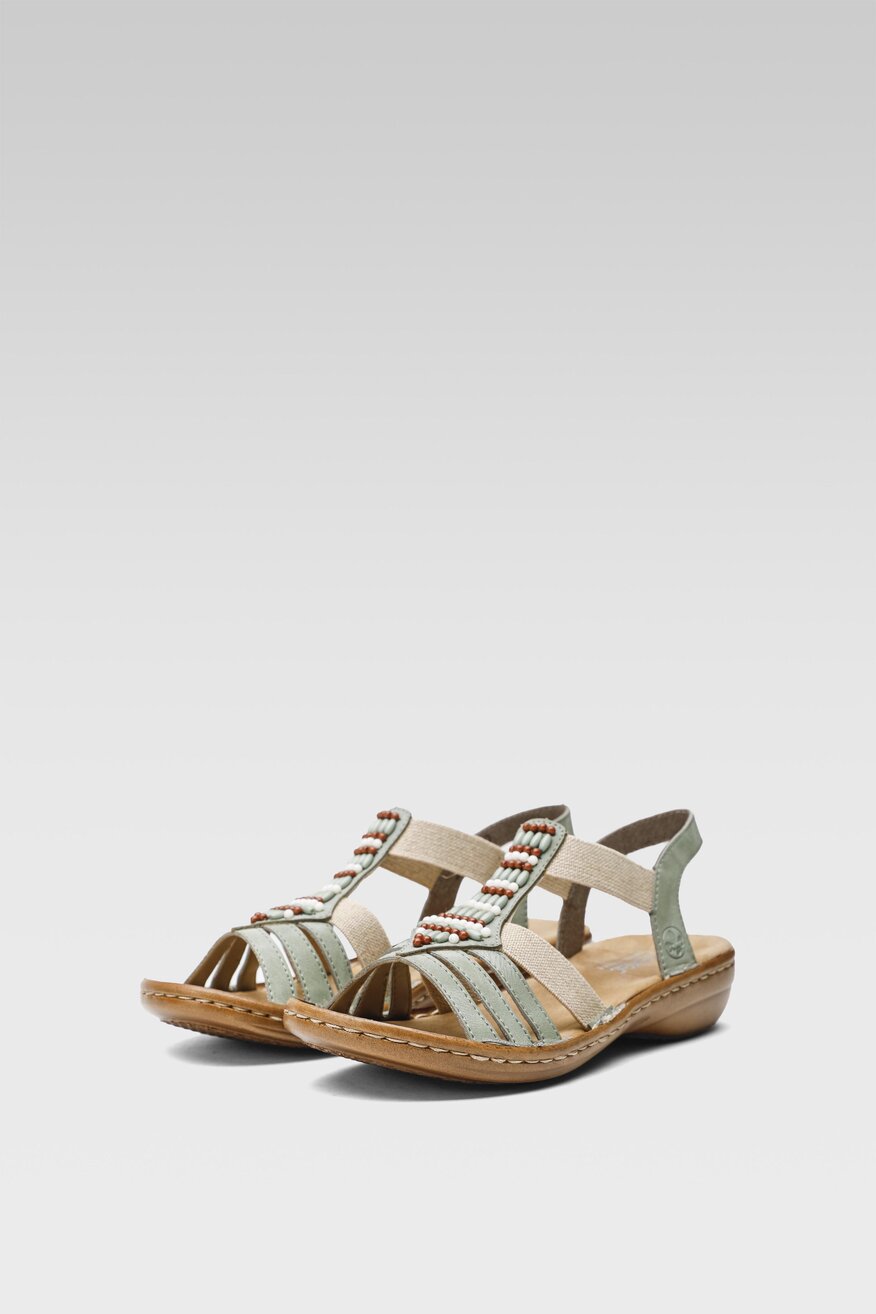 Sandały Rieker 60851-52 Zielony