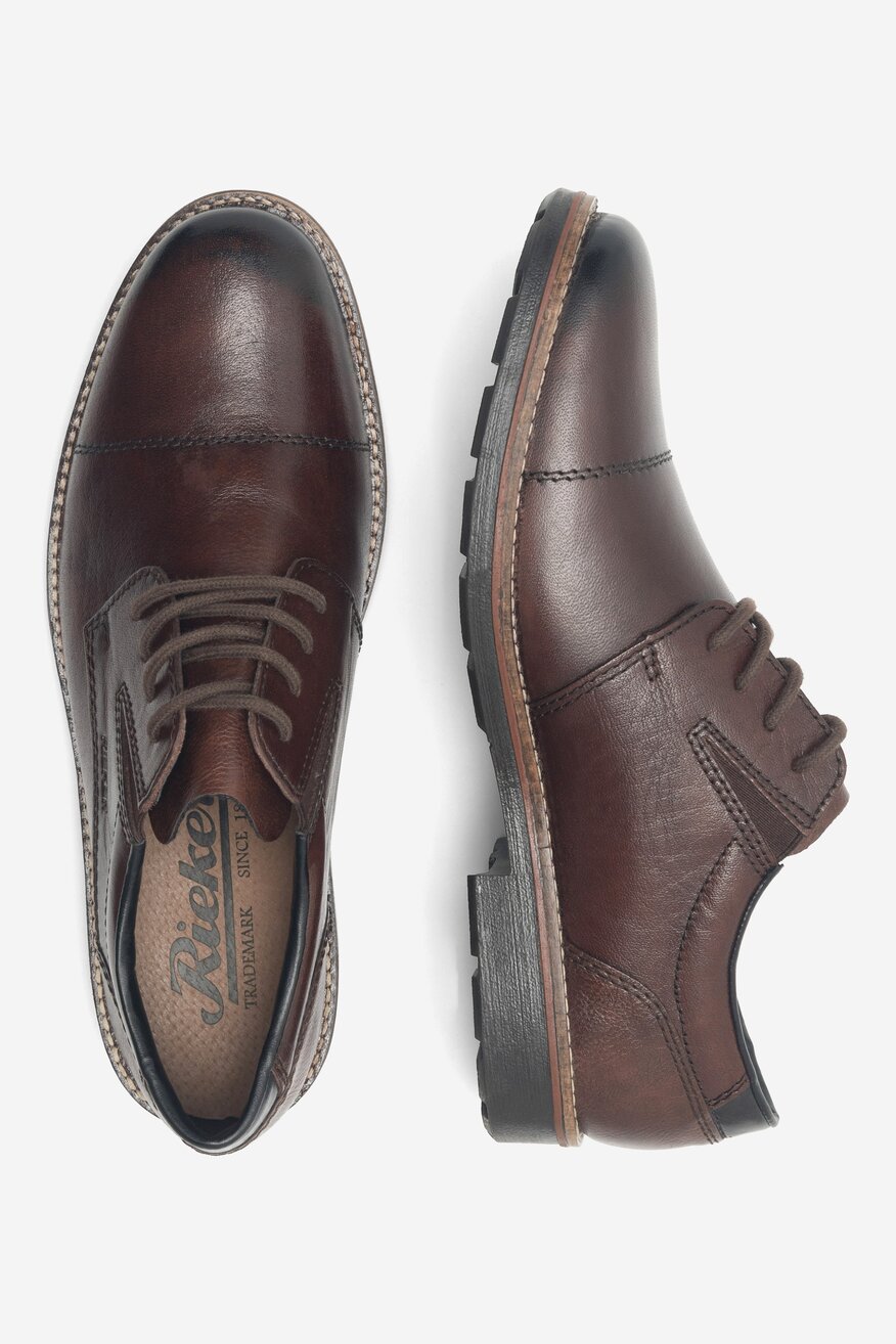 Półbuty Rieker 15320-25 Brązowy