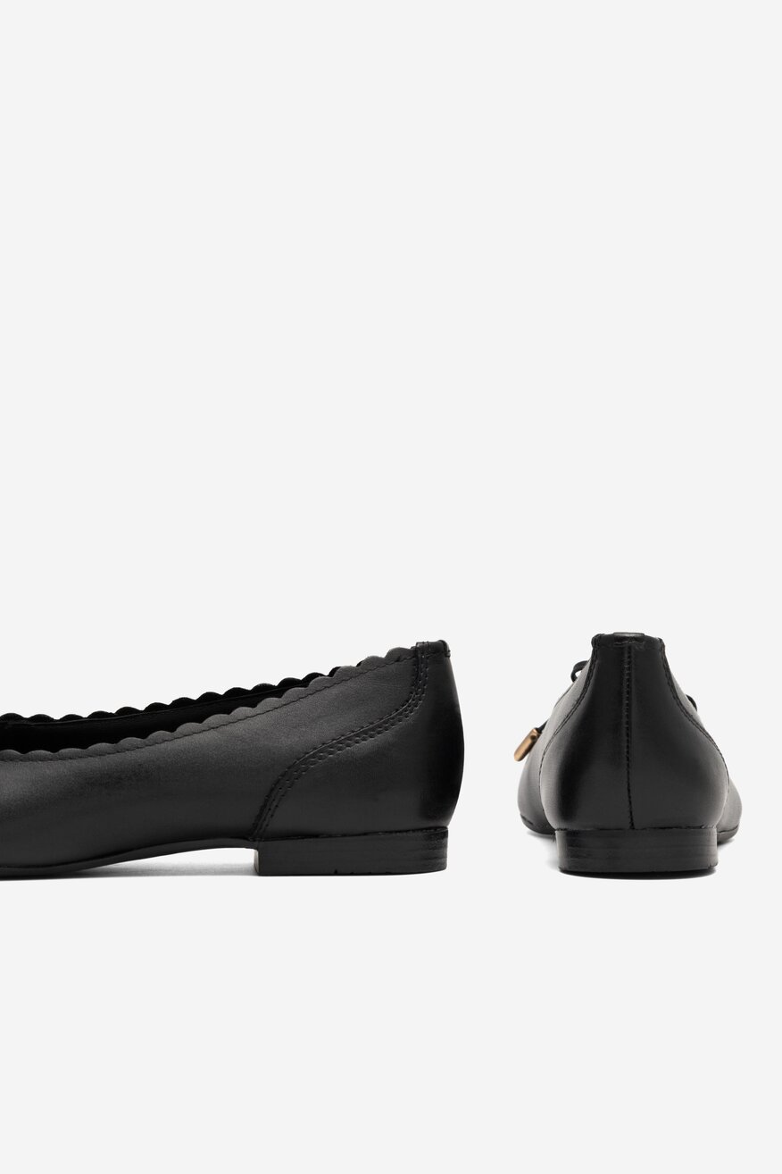 Baleriny Sergio Bardi RST-KAJA-04SB Czarny