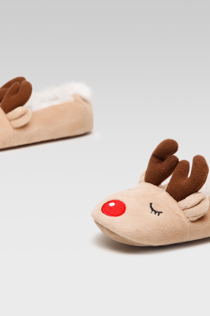 Kapcie Action Boy AGK22713 Brązowy jasny