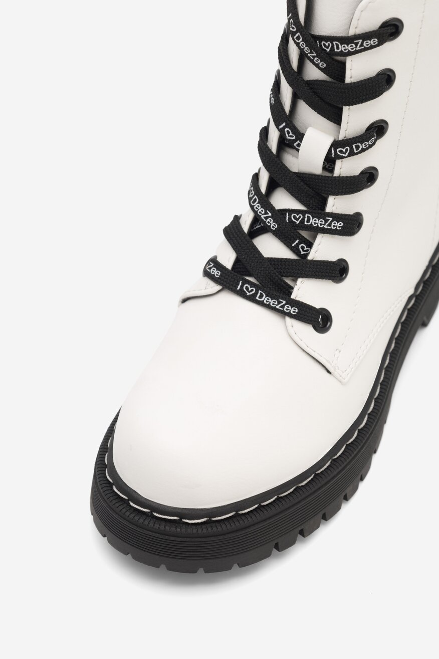 Trzewiki DeeZee CS5587-16 Biały
