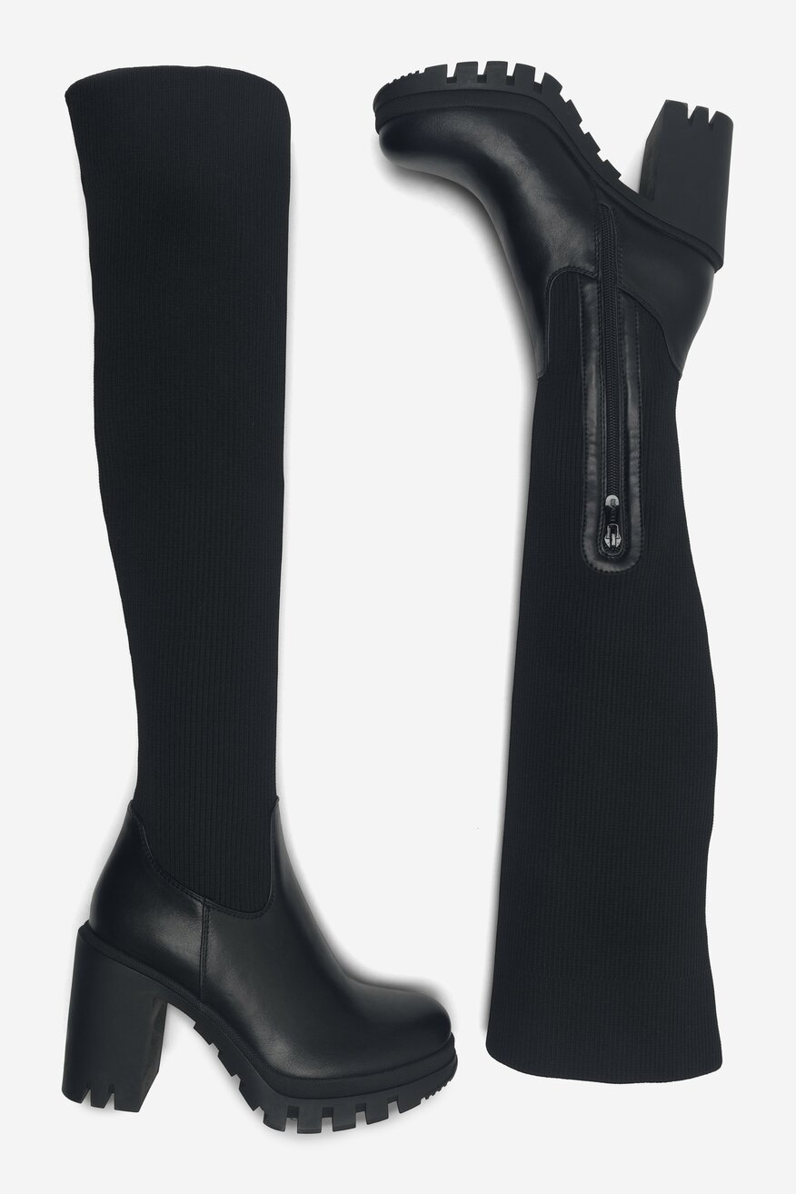 Kozaki DeeZee MELISSA WS5955-02 Czarny