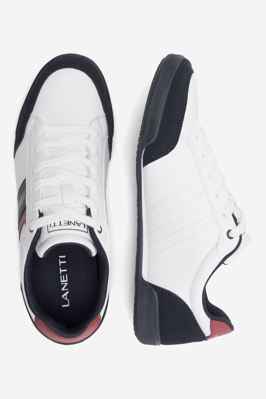 Półbuty Lanetti MP07-01458-02 Biały