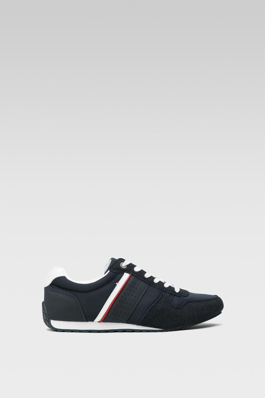 Półbuty Lanetti MP07-01378-01 Granatowy