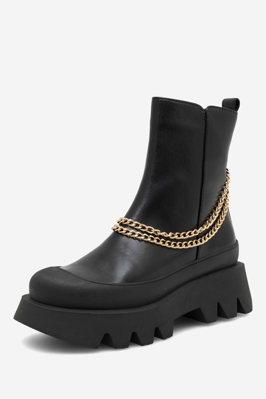 Botki EVA MINGE IDEM-001 Czarny