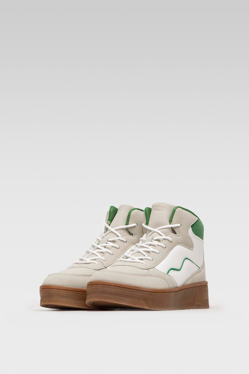 Półbuty Nylon Red WAG1152105A-02 Zielony