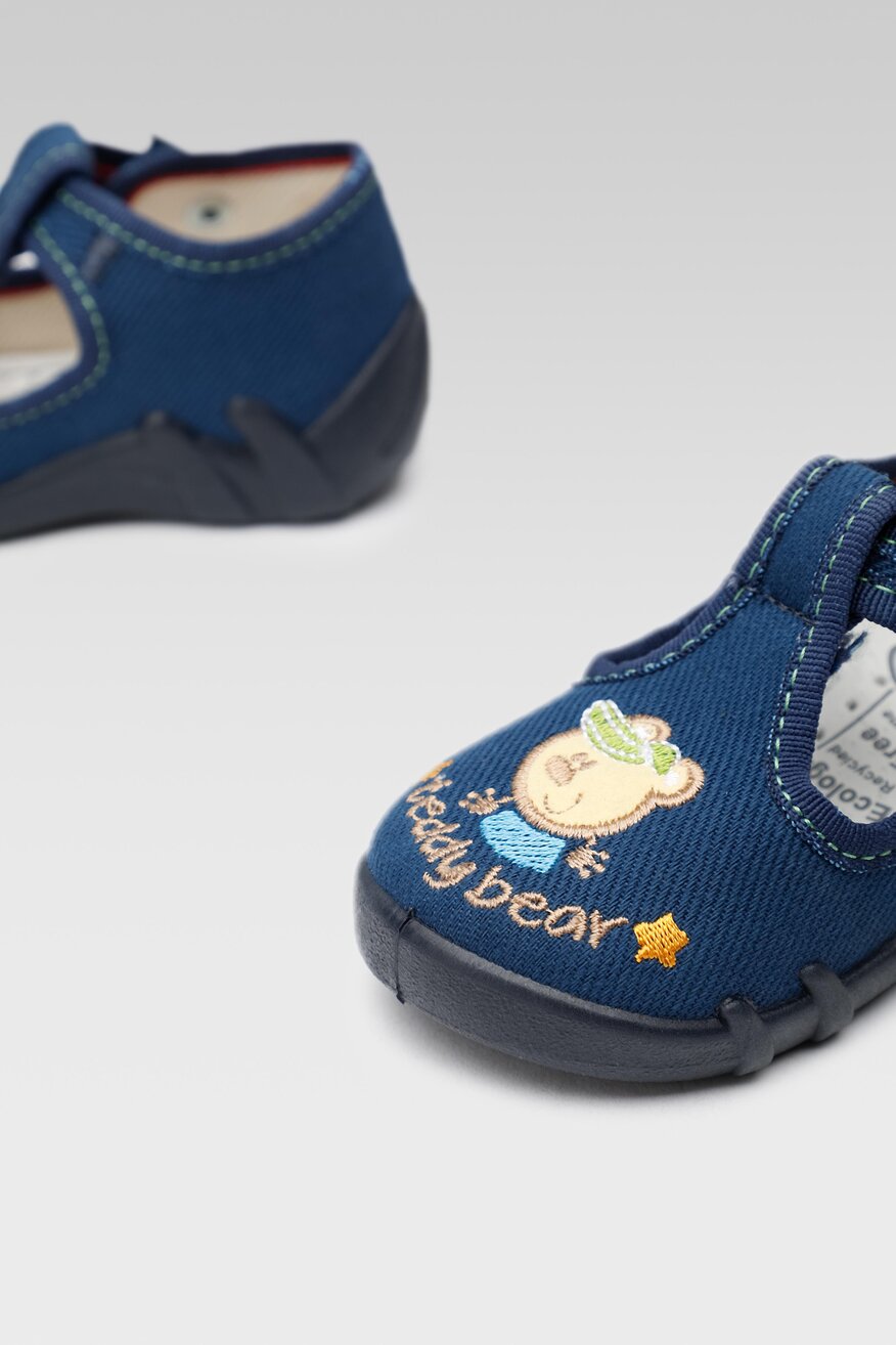 Kapcie RenBut 13-102 Jeansowy