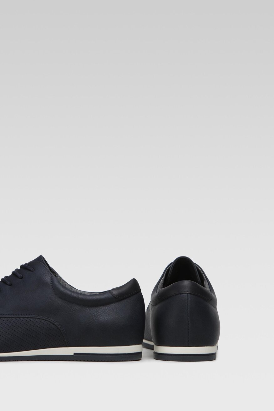 Półbuty Lanetti MYL8436-7 Granatowy