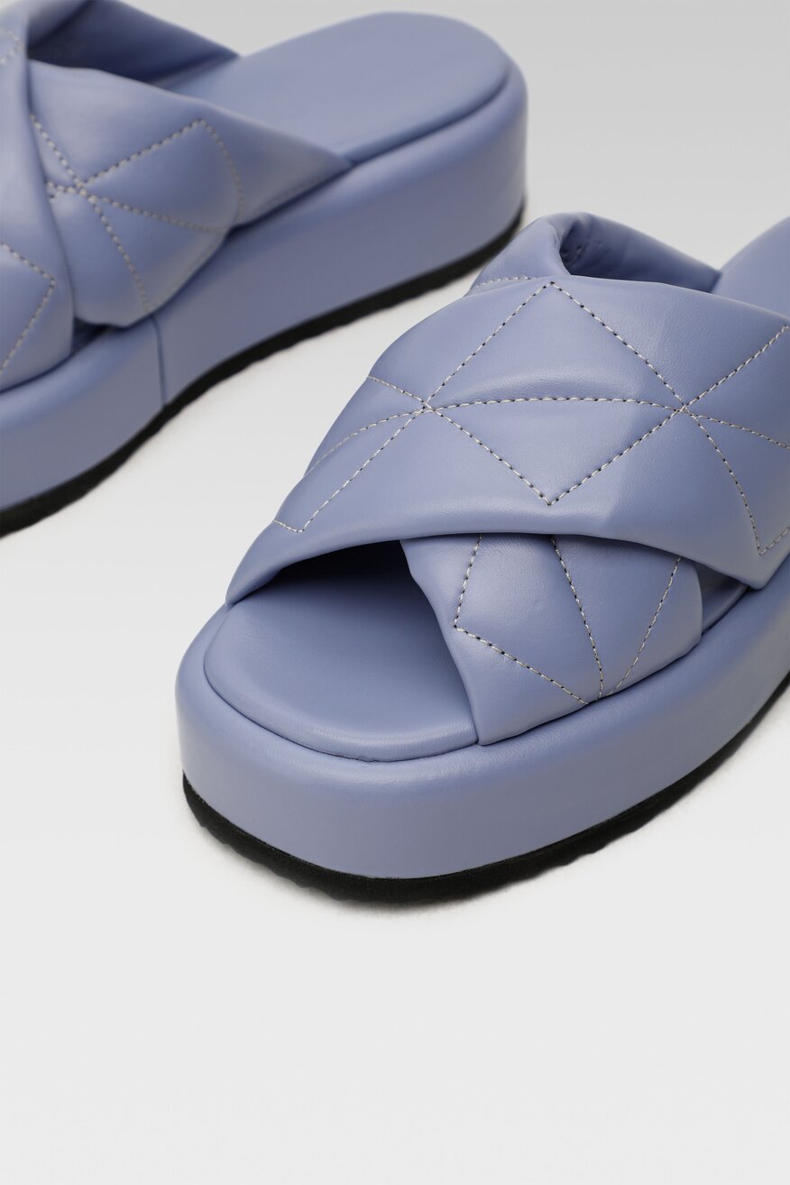 Klapki Badura 22SS02 Fioletowy