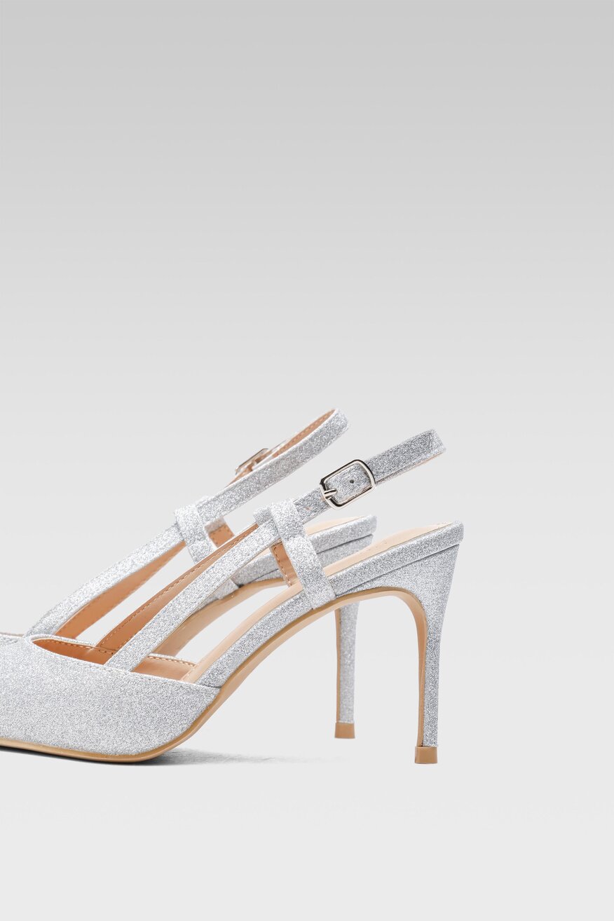 Czółenka Jenny Fairy KL-11270-01 Srebrny