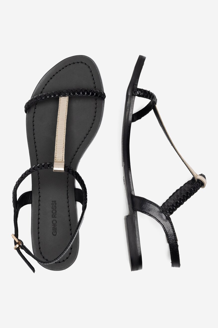 Sandały Gino Rossi KIRA-01W3-002 Czarny