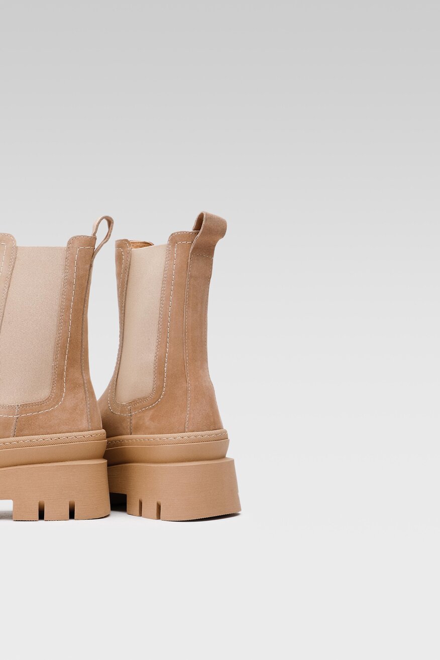 Botki Badura 8118-02 Beżowy ciemny