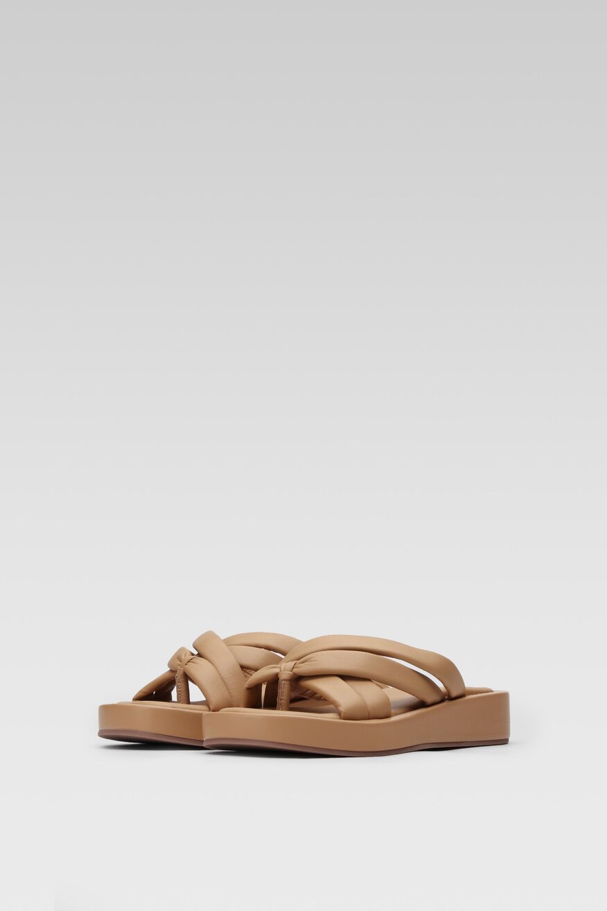 Klapki Sergio Bardi DELL-CHV-AC-01SB Camel