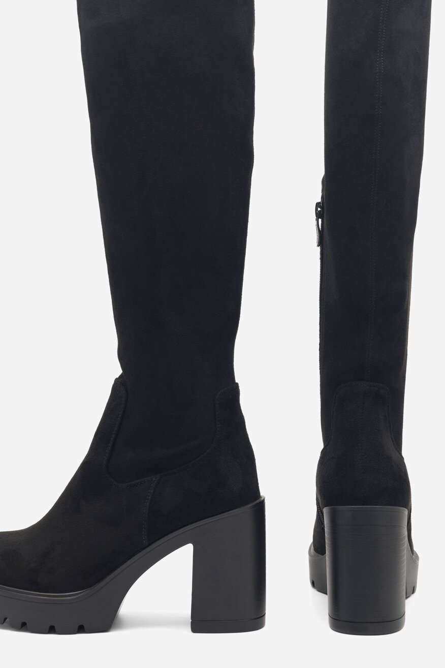 Kozaki DeeZee WS19343-01 Czarny