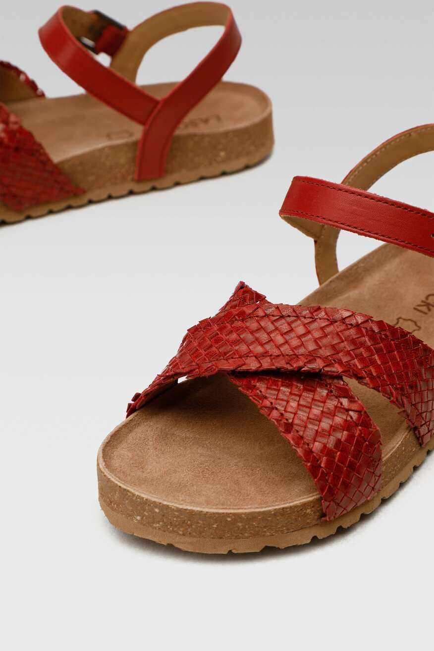 Sandały Lasocki WI12-MARIYO-01 Czerwony