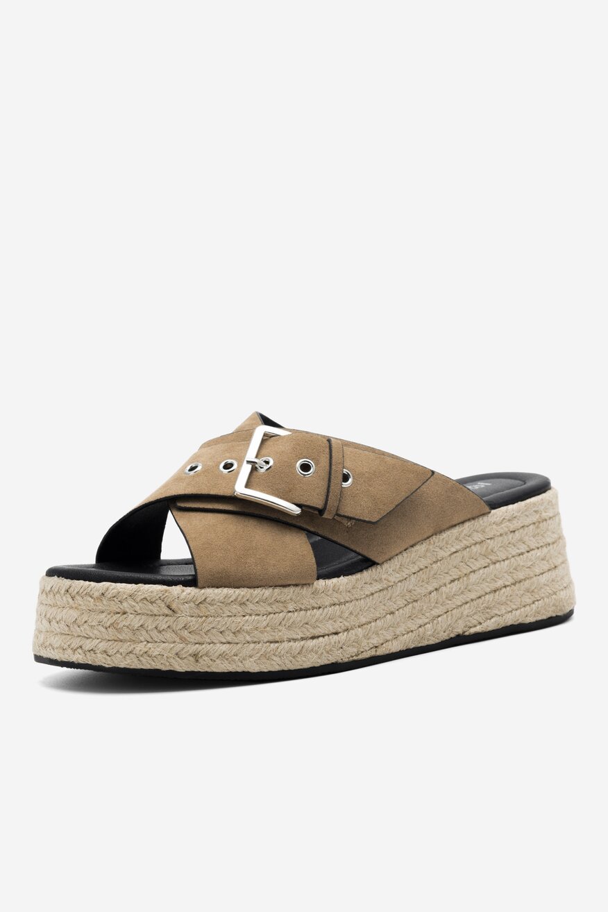 Klapki DeeZee ZOE WSS-100722-01 Khaki