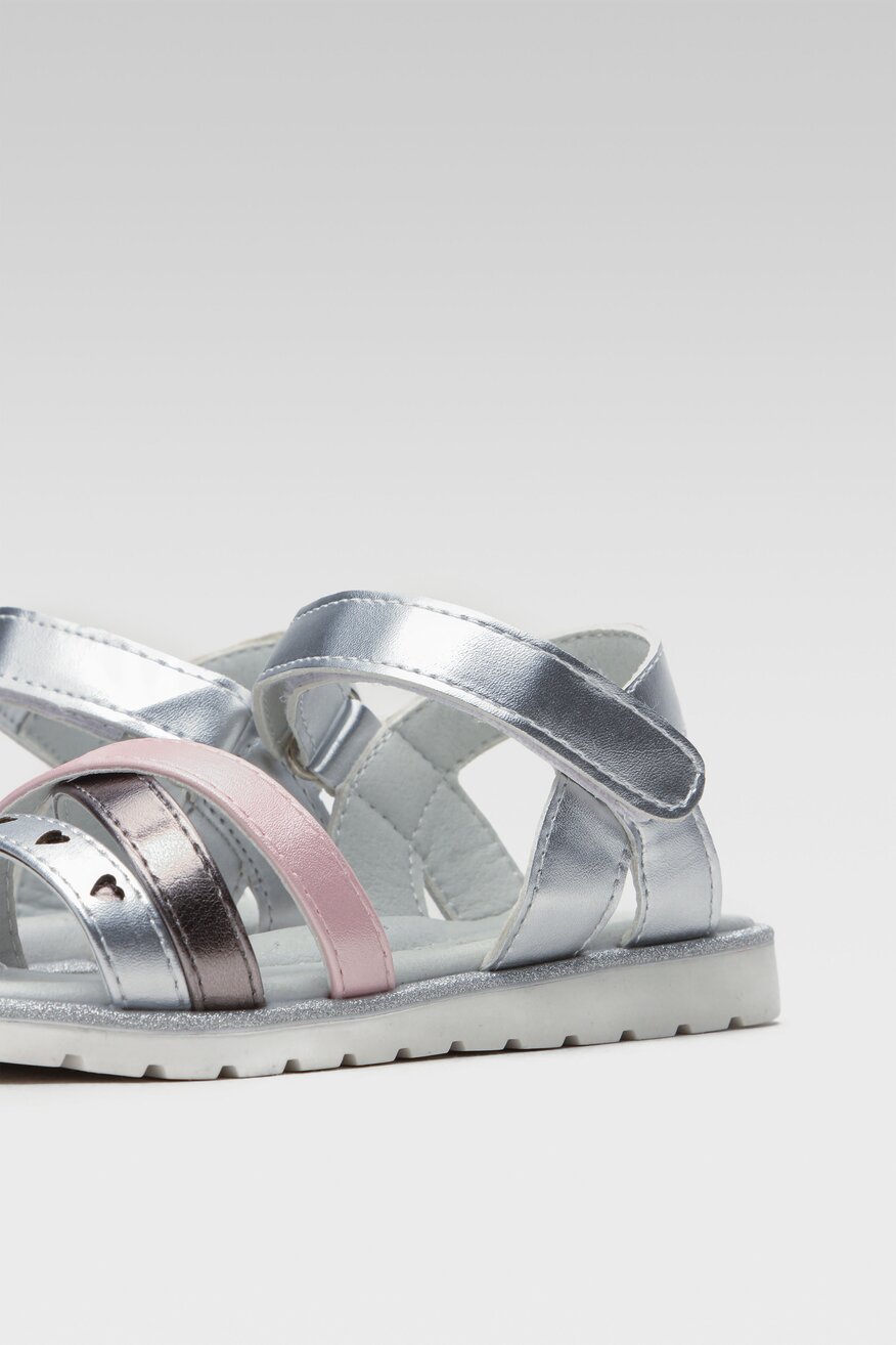 Sandały Nelli Blu CM2110583SG Srebrny